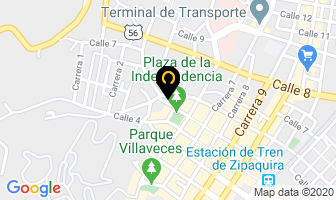 Mapa de San Andresito en Zipaquirá