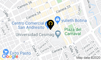 Mapa de San Andresito Centro Comercial en Pasto