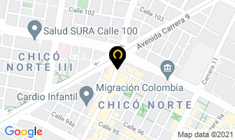Mapa de San Miguel Petro en Bogotá D.C