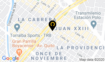 Mapa de San Valentín en Bogotá D.C