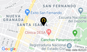 Mapa de Sanaar, Centro De Medicinas Biológicas en Cali