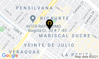 Mapa de Sánchez Hermes en Bogotá D.C
