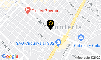 Mapa de Sánchez Mejía Juan Amaury en Montería