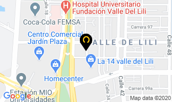 Mapa de Sánchez Potes Viviana Andrea en Cali