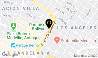 Mapa de Sandalias David en Medellín