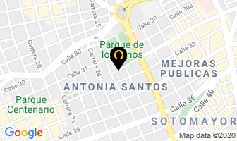 Mapa de Sandes en Bucaramanga