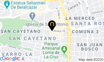 Mapa de Sandra Benavidez en Cali