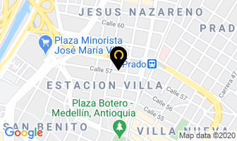 Mapa de Sandra Motos en Medellín
