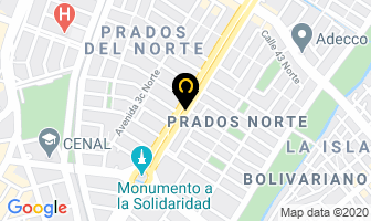 Mapa de Sandra Unigarro Gutiérrez E.u. en Cali