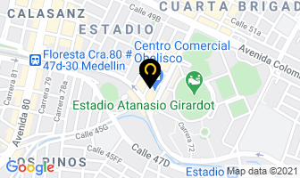Mapa de Sanduchelandia en Medellín