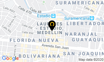 Mapa de Sandwich Qbano en Medellín
