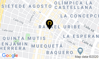 Mapa de Sanitarias E Hidraulicas S.a en Bogotá D.C