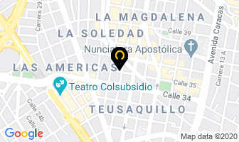 Mapa de Sanitas Ltda. en Bogotá D.C