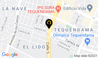Mapa de Sanos & Nutritivos en Cali
