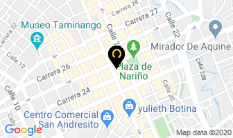 Mapa de Santa Ana Inmobiliaria en Pasto
