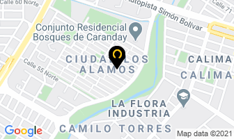 Mapa de Santa Marta Comunicaciones en Cali