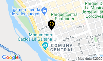 Mapa de Santa Monica J.e. en Neiva