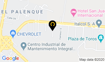 Mapa de Santamaria Trasteos Ltda. en Bucaramanga