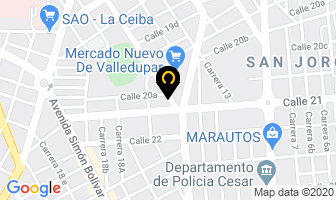 Mapa de Santana Distribuciones en Valledupar