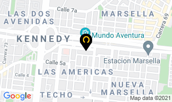 Mapa de Sante Y Confort en Bogotá D.C