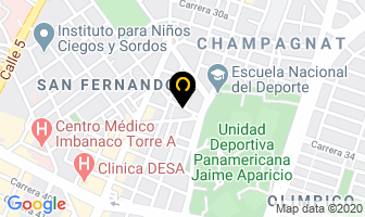 Mapa de Santisim Sacramento (el Templete) - Cali en Cali