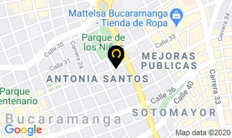 Mapa de Santistar Comunicaciones en Bucaramanga