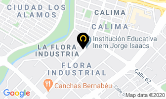 Mapa de Santo Carbón Asados-bar en Cali