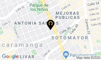 Mapa de Sanyork en Bucaramanga