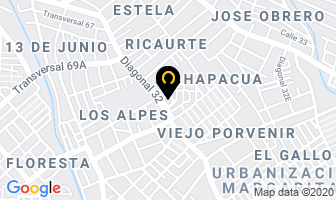 Mapa de Sara Bamboo Ltda. en Cartagena