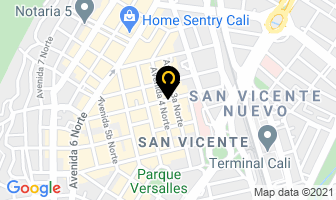 Mapa de Sastrería Alcy en Cali