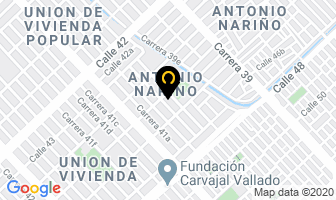 Mapa de Sastreria Carmona en Cali