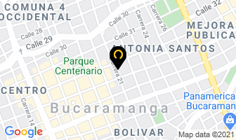 Mapa de Sastreria Continental en Bucaramanga