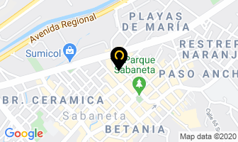 Mapa de Sastrería D&d en Sabaneta