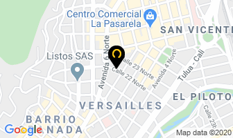 Mapa de Sastreria Jairo en Cali