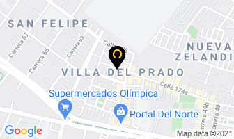 Mapa de Sastreria Pradotex en Bogotá D.C