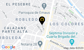 Mapa de Sastrería Precisa en Medellín