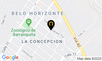 Mapa de Sastrería Real en Barranquilla