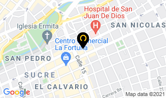 Mapa de Sastrería Yohel en Cali