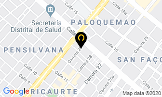 Mapa de Saul Gomez en Bucaramanga