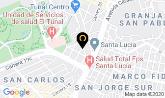 Mapa de Saunas Y Turcos Jf en Bogotá D.C