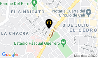 Mapa de Sayori Express en Cali
