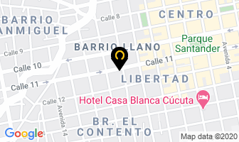 Mapa de Scapublicidad en Cúcuta