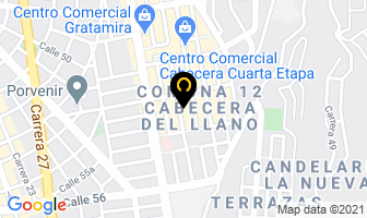 Mapa de Scarlett en Bucaramanga