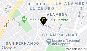 Mapa de Screengrafic en Cali