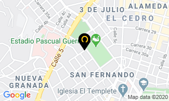 Mapa de Scubaventura en Cali