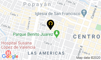 Mapa de Sculpture Gym en Popayán
