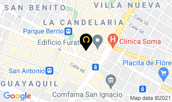 Mapa de Secontex en Medellín