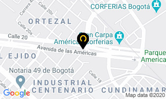 Mapa de Securicor Thomas Ltda. en Bogotá D.C