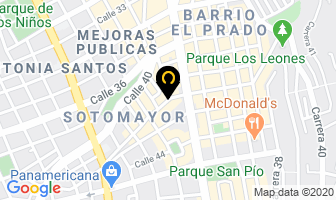 Mapa de Segunda Piel en Bucaramanga