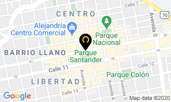 Mapa de Segura E. Hugo R. en Cúcuta